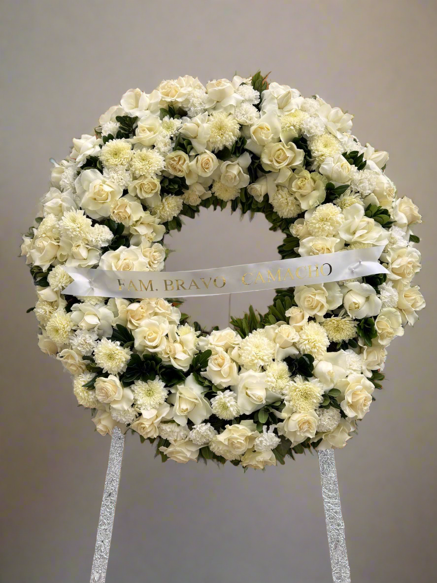 Corona grande blanca