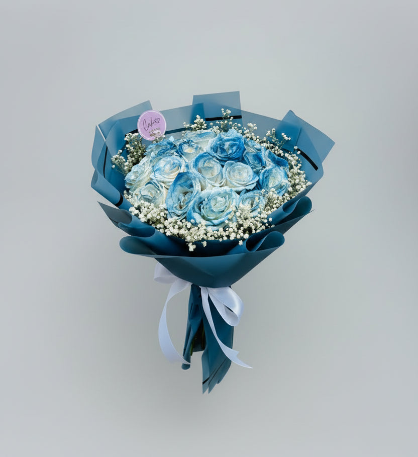 Ramo de rosas pintadas - 10