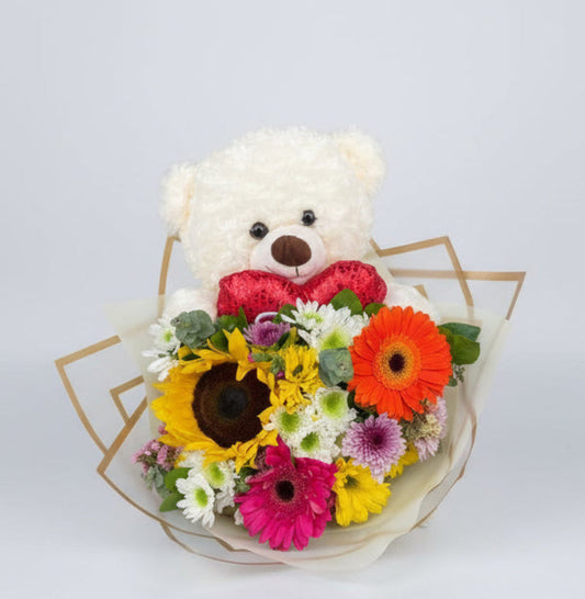 Ramo con oso de peluche - 10