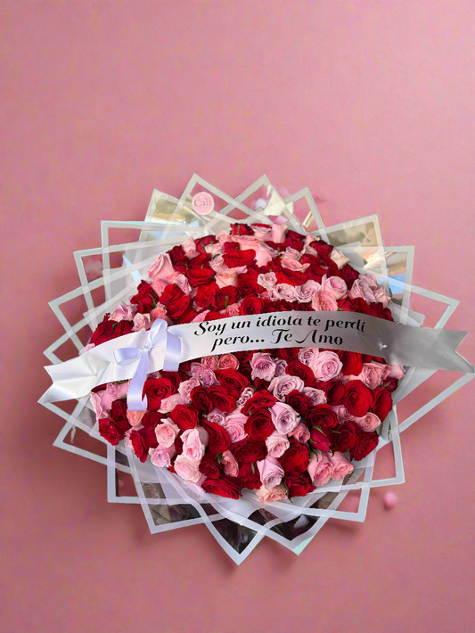 200 rosas rojas y rosas - 10