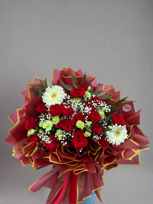 Ramo con papel rojo - 10