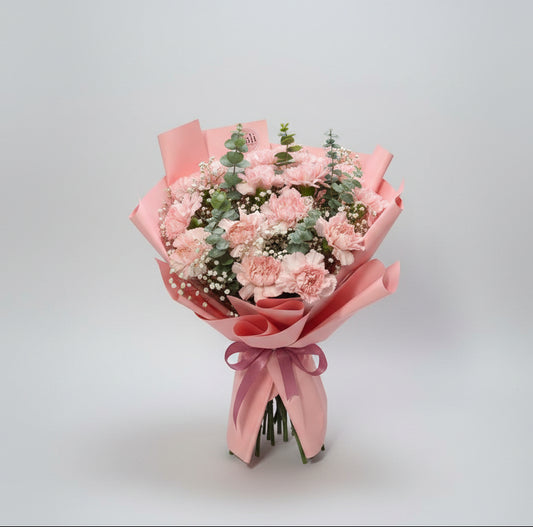 Ramo de claveles rosas - 10